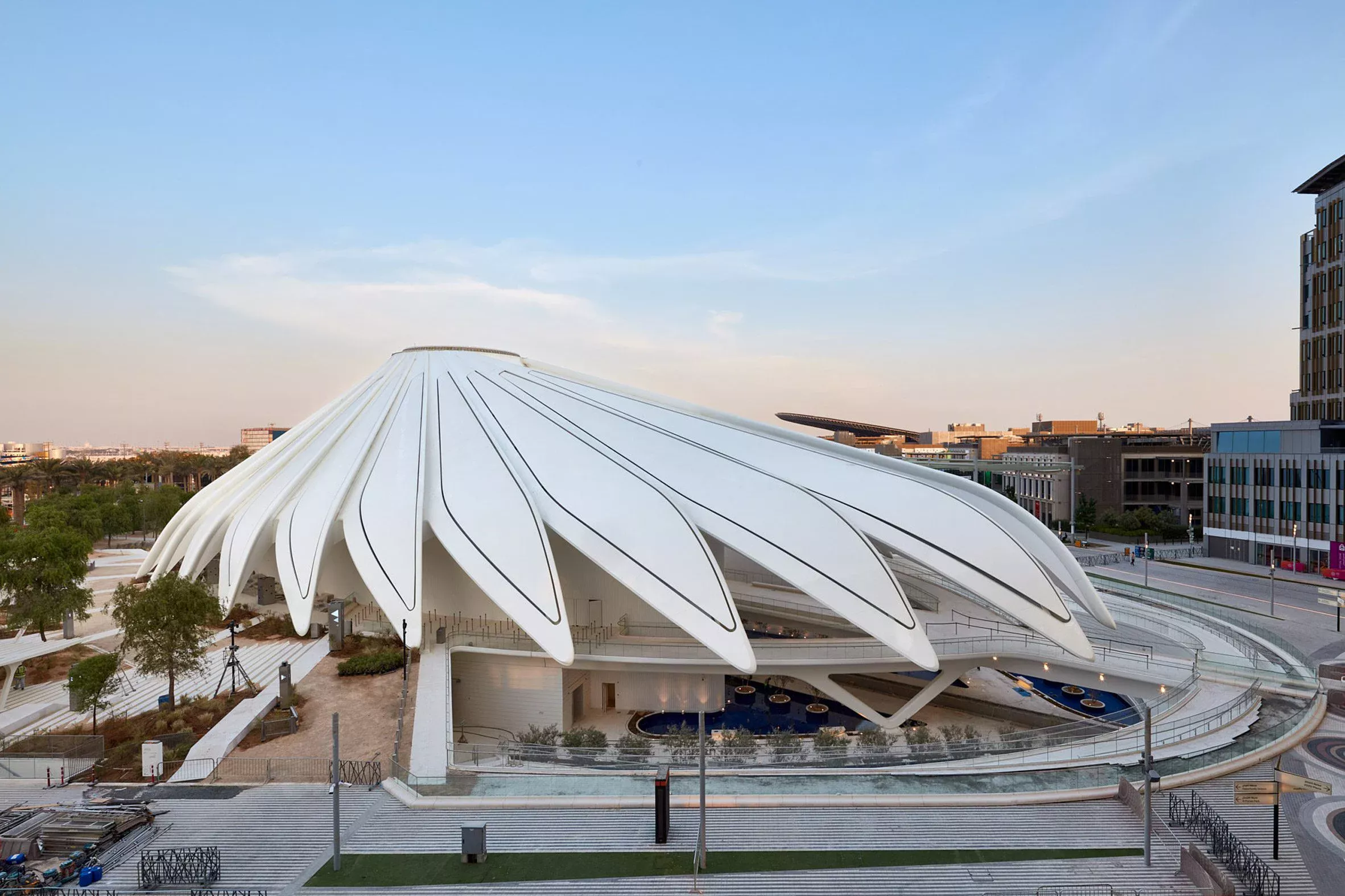 Who Designed the Dubai Pavilion?