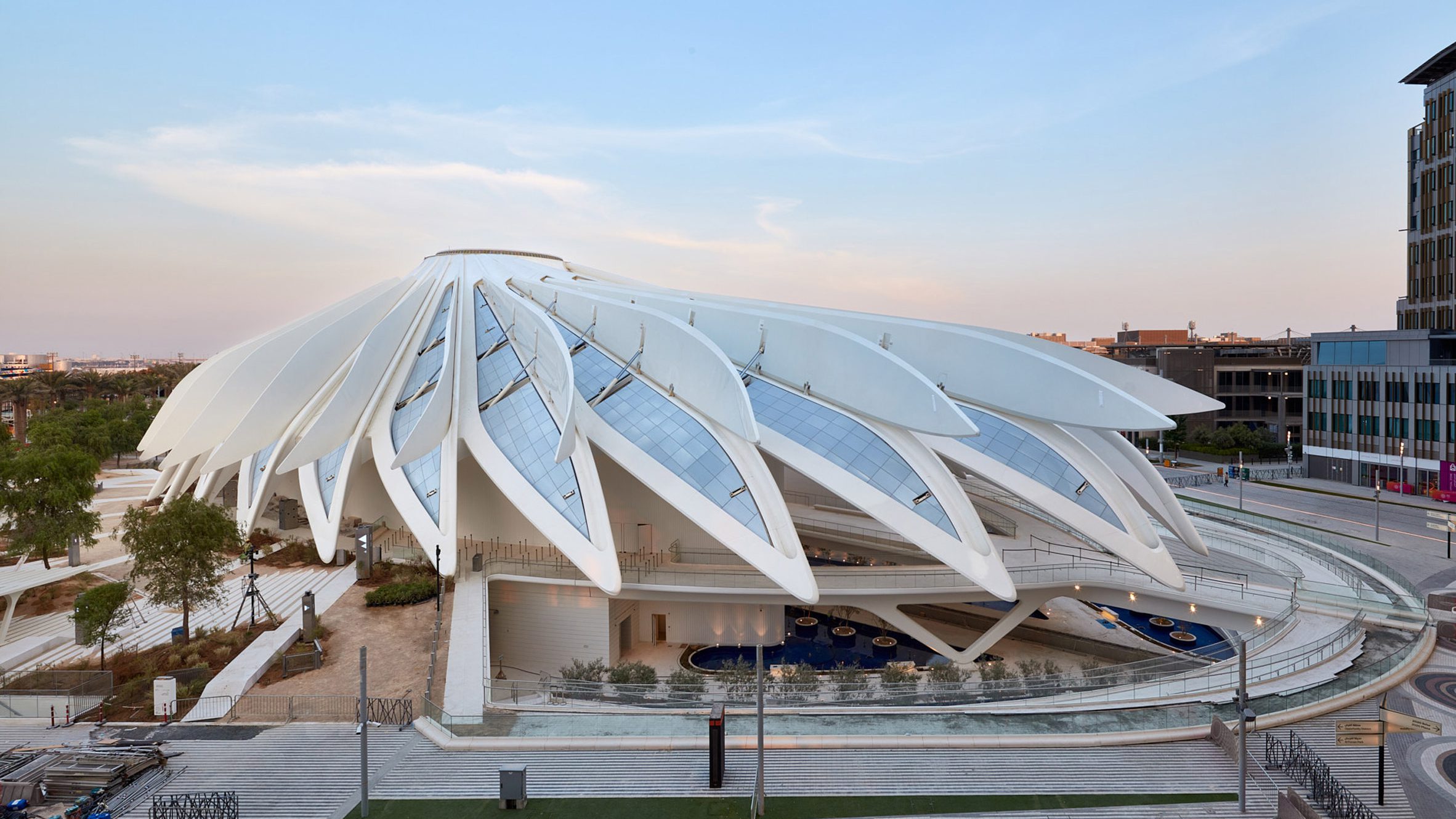 What is the UAE Pavilion famous for?